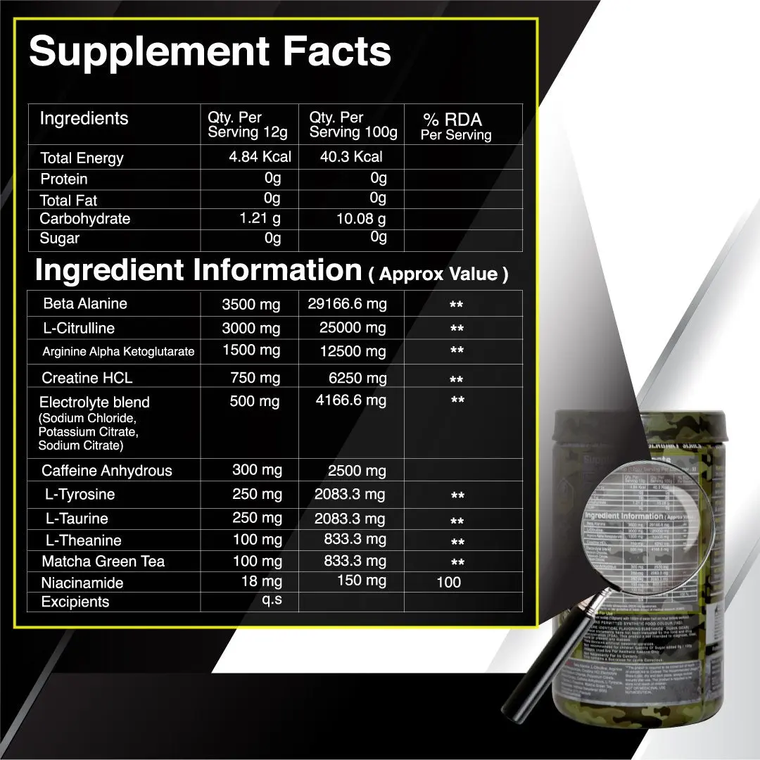Big Flex Nuke Explosion Pre-Workout 33 Serving - Image 2