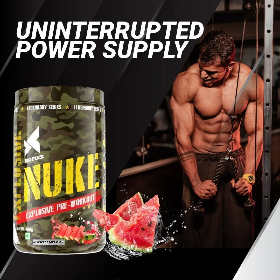 Big Flex Nuke Explosion Pre-Workout 33 Serving - Image 3