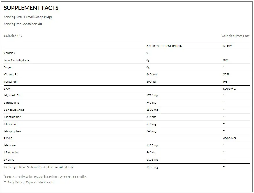 Pole Nutrition EAAs 30 Serving - Image 2