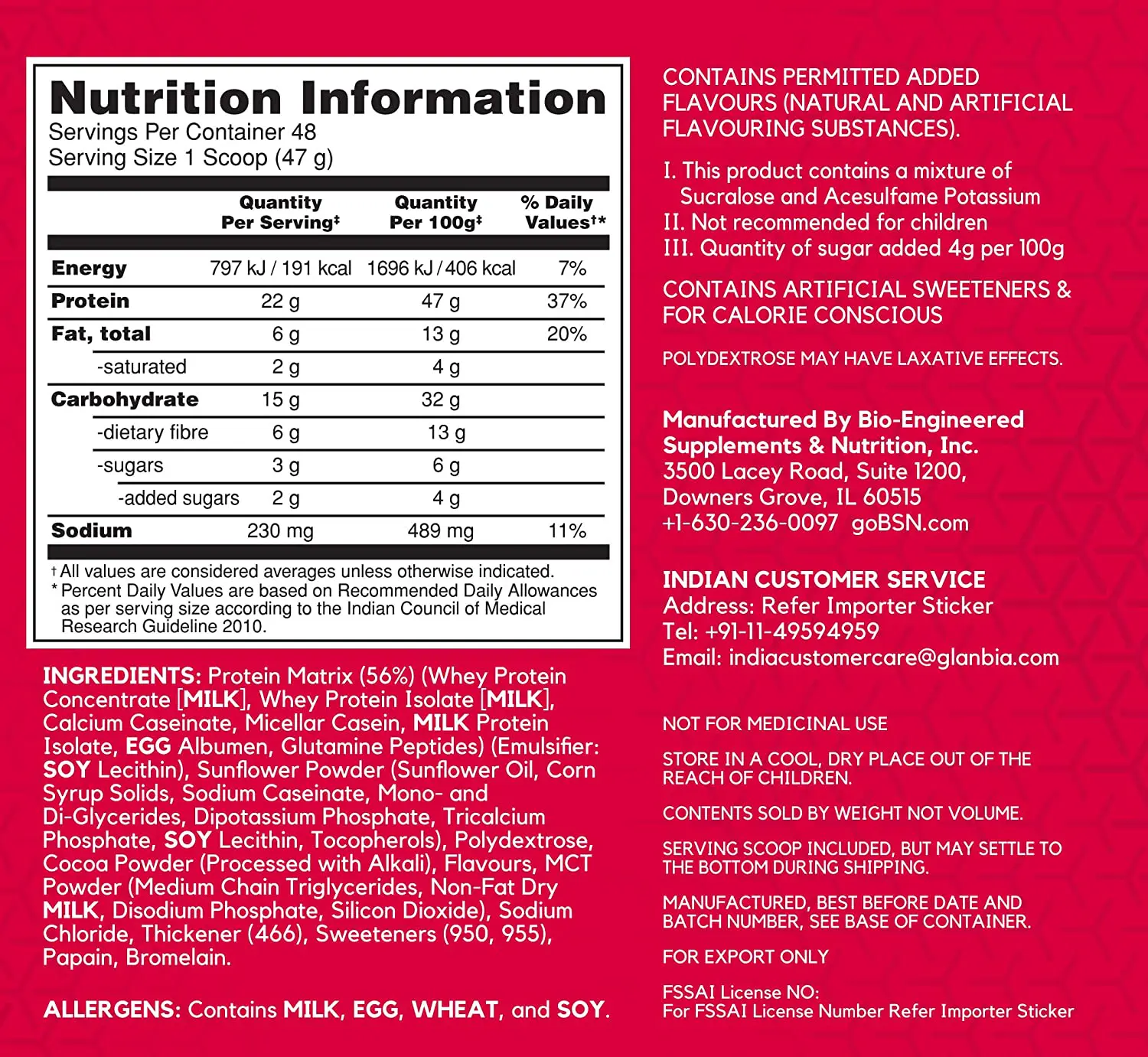 BSN Syntha-6 5 lbs - Image 2